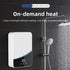 Hot Water Heater 5500W Instant Tankless Water Heater Thermostat Induction Heater Smart Touch Electric Heaters Shower Automatica