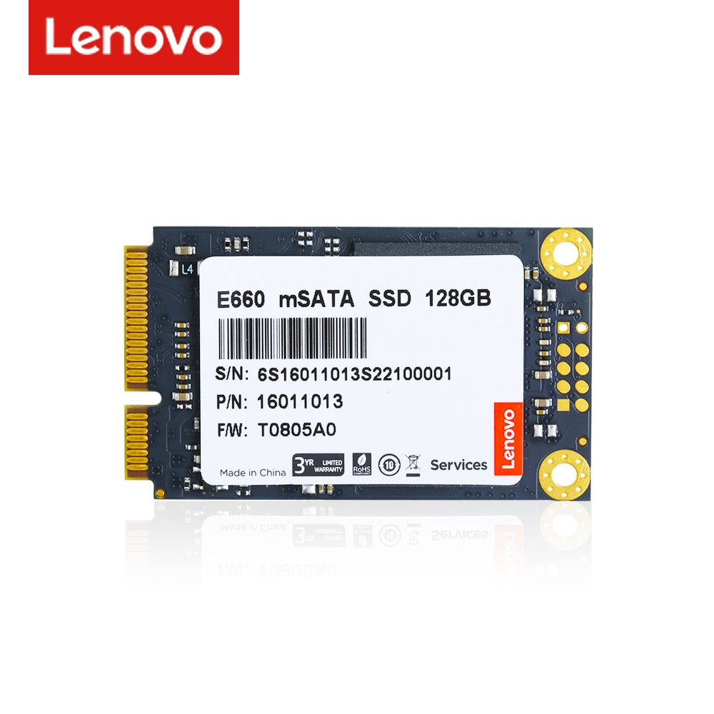 Lenovo mSATA SSD 512GB 1TB 128GB 256GB Internal Solid State Drive High Performance Hard Disk for Desktop Laptop Ideapad