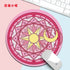 Kawaii Round Celestial Mouse Pad Soft Mat for Game Computer Cap Desk Mat Pads Non-Slip Rubbe PC Waterproof Office MousePad 20cm