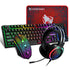 Thunderwolf TF400 game four-piece luminous game set keyboard mouse headset RGB mouse and keyboard computer accessories