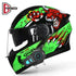 New Motorcycle Bluetooth Helmet Headset Intercom Capacete De Moto Helmet Full Face Helmet Off-road Double HD Visors DOT Approved