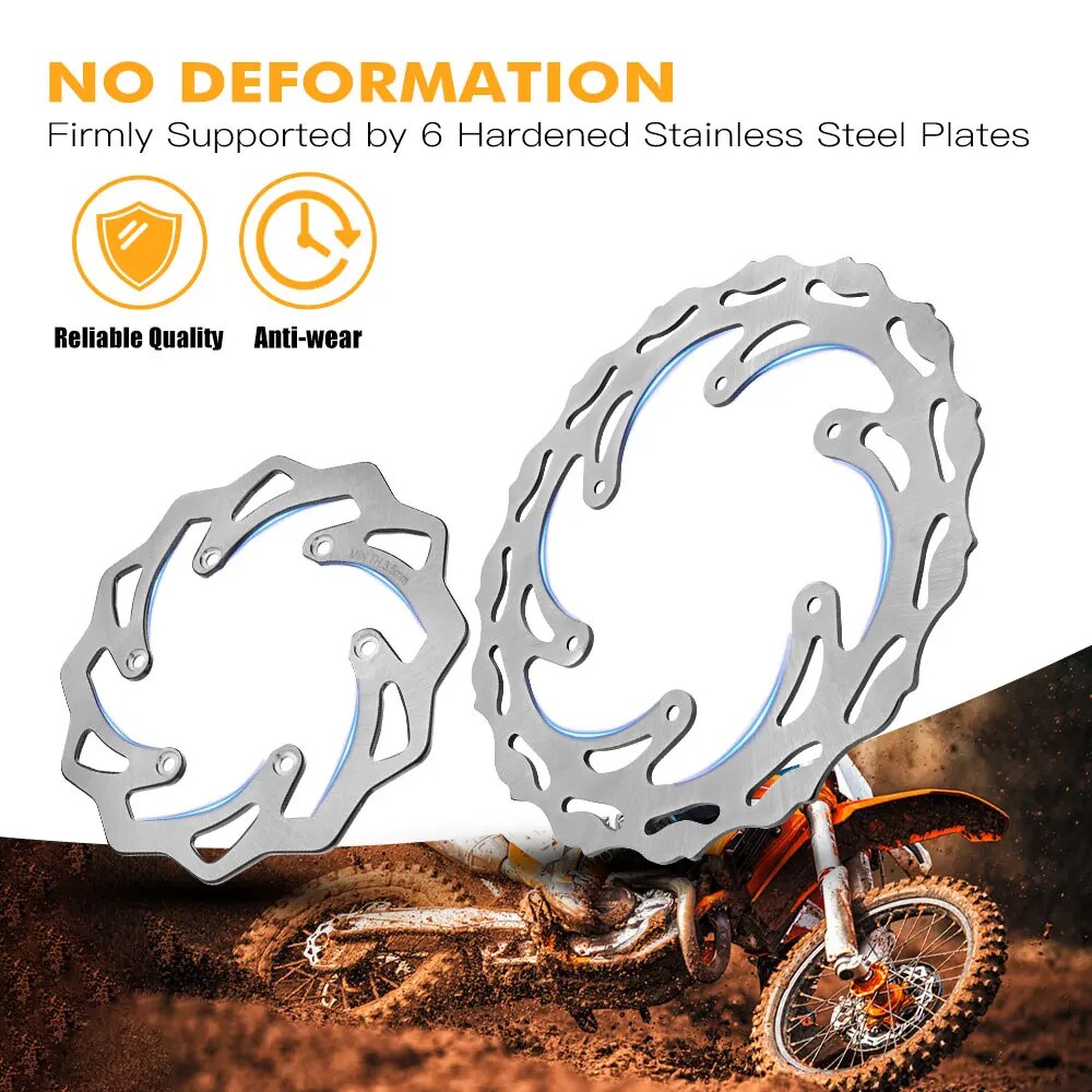 Motocross Front Rear Brake Disc Rotor For GAS GAS GASGAS EX EC MC 125 150 200 250 300 250F 350F 450F F 2021 2022 NiceCNC Parts