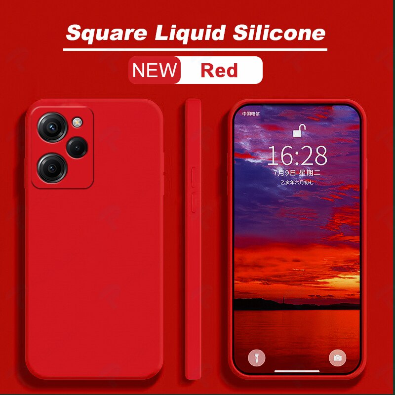 Poco X5 Pro 5g Phone Cover Liquid Silicone Phone Case for POCO X5 PRO 5G X5Pro X 5 POCOX5PRO 5G 6.67 INCH Case