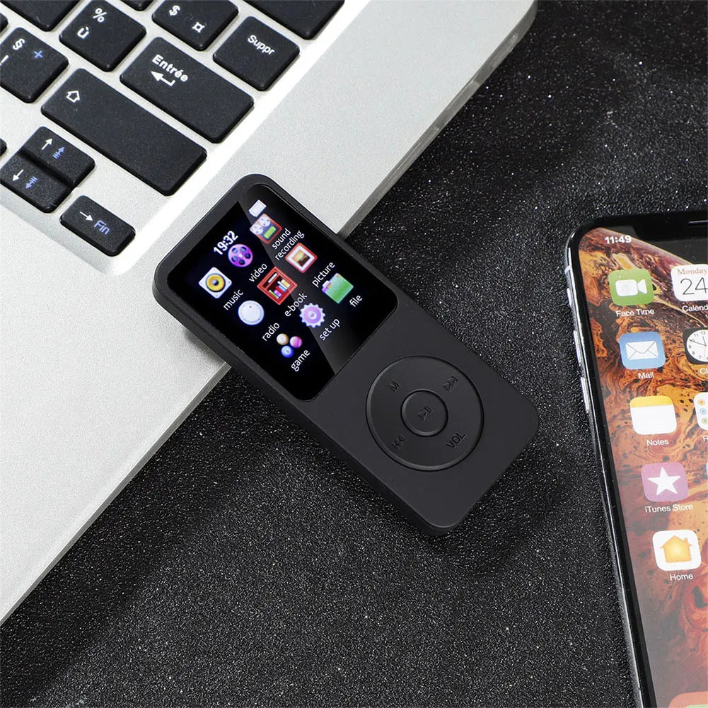 Mini Walkman MP3 Player 1.8inch Multi-language Bluetooth 5.0 Student Music MP3 MP4 Player USB 2.0 3.5mm Jack for Windows