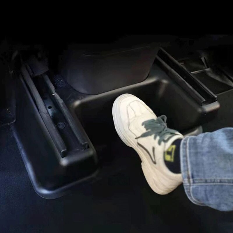 2022 for Tesla Model Y Under Seat Corner Guard Slide Anti-kick Protection Cover Protective Modification Interior Car Accessories