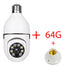 E27 Bulb Wireless Surveillance Camera 5G Wifi Night Vision Auto Human Tracking Home Panoramic Video Security Protection Monitor