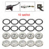 10 sets Master Brake Cylinder Reservoir Sight Glass Motorcycle Dirt Bike Gasket 18mm 12mm 14mm For Honda Suzuki Kawasaki Harley