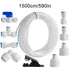 Ro Water Hose Kit Water Purifier Tubes 15 M Water Hose Drinking Water Pipe For Fridge Water Pipe Connector Quick Connect Tubing