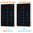 Waterproof WiFi Tuya App Backlight Touch 125khz RFID Card Access Control Keypad WG26 Output Alarm Management Card Support