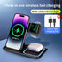 Remax W5 3-in-1 Wireless Charger Magnetic Fast Charging Stand for IPhone Airpods Bluetooth Earphones iWatch