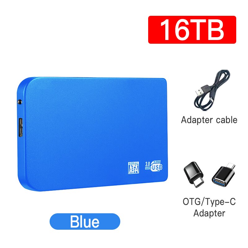 Original Hard Drive Portable SSD 1TB 2TB Solid State External Drive USB3.0 Interface High-speed Hard Disk for Notebook/Desktop