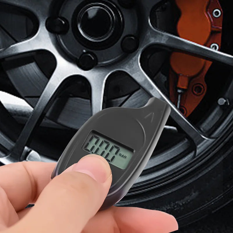 New Tire Pressure Gauge Mini Keychain Style Car Tire Air Pressure Tester Meter Tires Pressure Monitor Inspection Tool