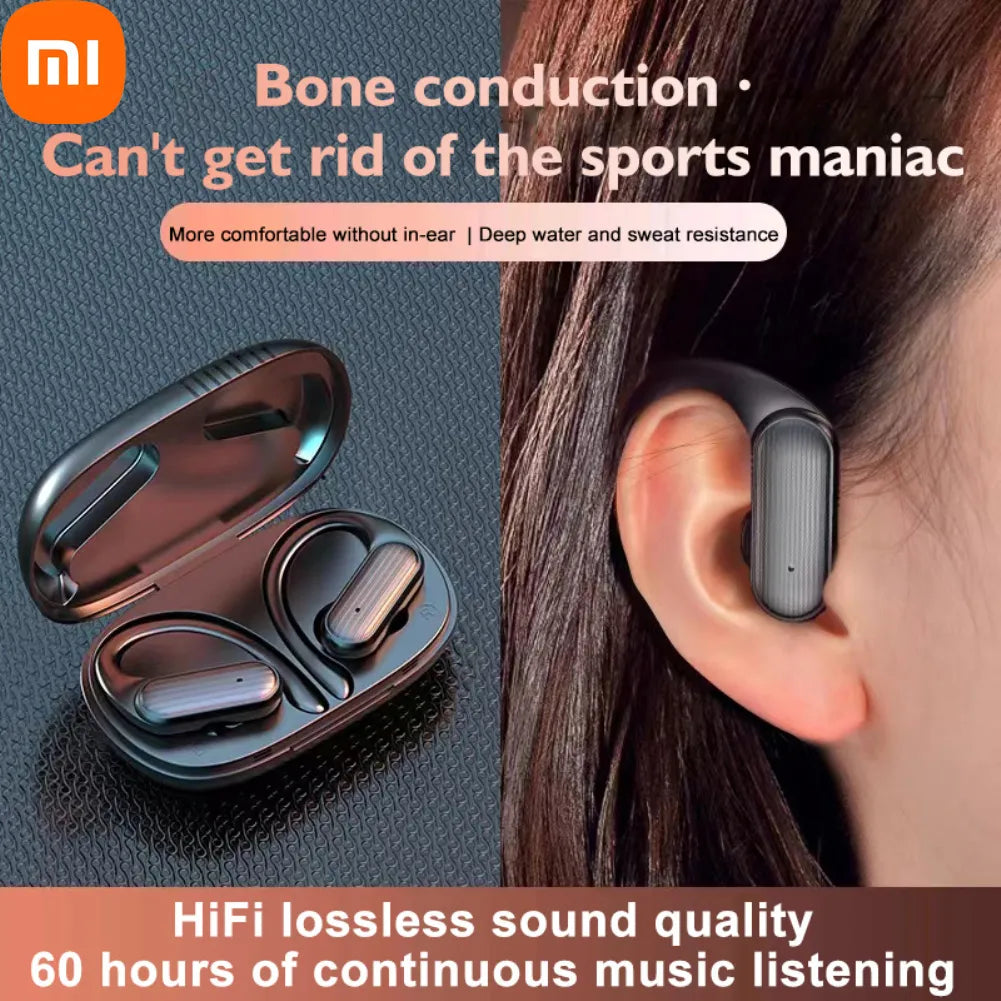 Xiaomi A520 TWS Bluetooth 5.3 Earphones Wireless Sport Headphone Touch Control HiFI Stereo Waterproof EarHook Headset With Mic