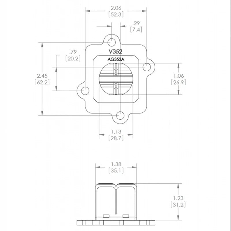 V Force Aerox V352A Motorcycle Intake Carbon Fiber Reed Valve Fit For  Assy Jog 50cc 50 YQ R E2 2003-2012 Reed Valve