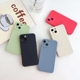 Woven Pattern Phone Case For iPhone 14 13 12 11 Pro Max X XR XS Max 7 8 14Plus Shockproof Bumber Soft TPU Silicon Back Cover