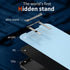 For iPhone 13 14 Pro Max Phone Case Metal Invisible Bracket Stand Back Cover For iPhone 13 Pro Max 14 Plus Magsafe Magnetic Case