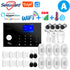 WiFi GSM Alarm System Tuya Smart Home TFT Screen RFID APP Touch Keyboard House Burglar Security Alarm Support Voice Switching