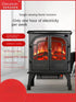 DeCarson simulation flame fireplace heater, European style heating stove, household stove, hot air, mechanical and electrical