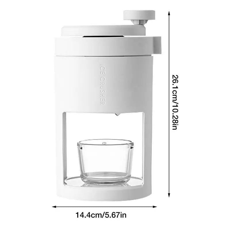 Shaved Ice Machine Ice Crusher Universal Portable Cocktails Slush Machine Ice Cube Crushed Smoothies Manual Ice Breaking Machine