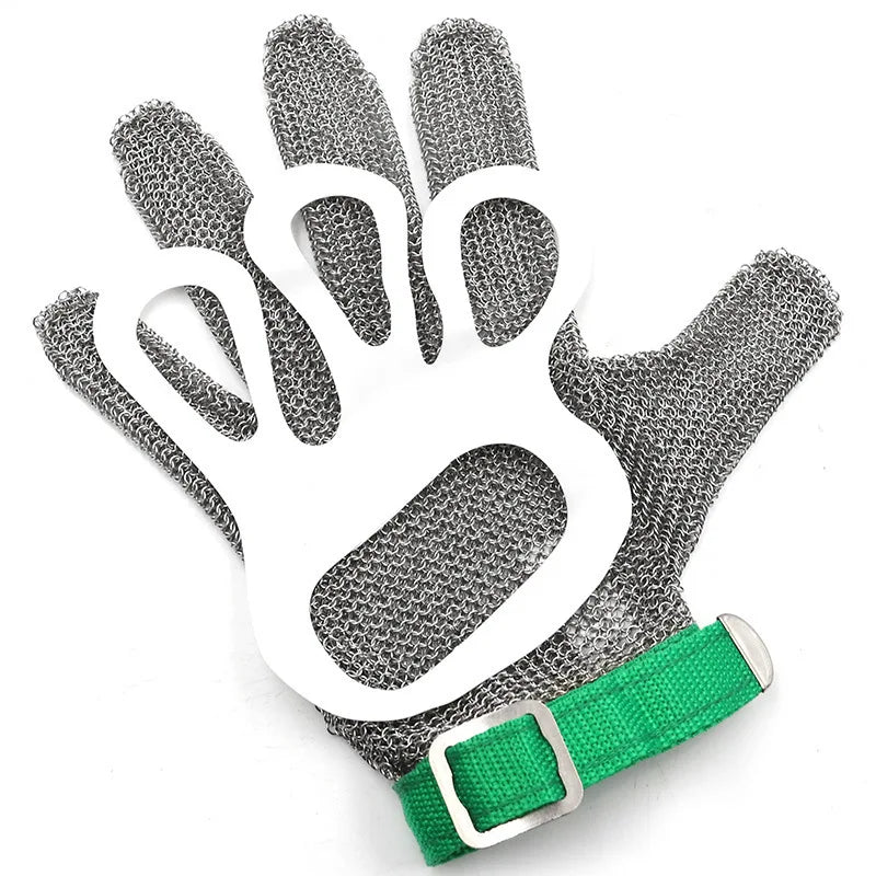 Stainless Steel Ring Mesh Gloves Anti Cut Knife Resistant Chain Mail Hand Protection Kitchen Butcher Glove