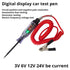 6V 12V 24V DC Car Truck Voltage Circuit Tester Digital Display Long Probe Pen Light Bulb Automobile Diagnostic Tools Auto Repair