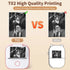 Phomemo Portable Mini Thermal Printer T02 Mini Pocket Label Printer DIY Self-adhesive Sticker Label Machine Various Label Paper