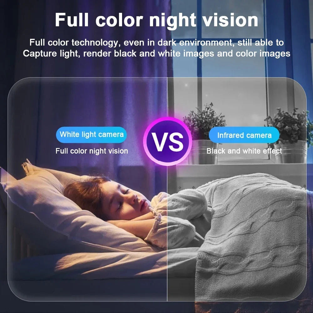 PEGATAH Tuya Smart Wifi Camera 1080P Bulb Light Color HD Cam Night Vision Wireless Indoor Home Security Protection IP Camera