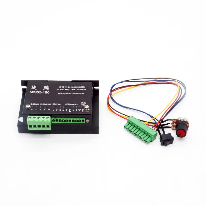 CNC DC 24V 400W Brushless Spindle Motor Air Cooled ER11 55mm Clamps Power Supply CNC Tools For Wood Engraving Milling Machine