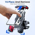 Joyroom Motorcycle Bike Phone Holder Mount,15s One-Push Quickly Install,1s Automatically Lock & Release,Widely for phone4.7"-7''