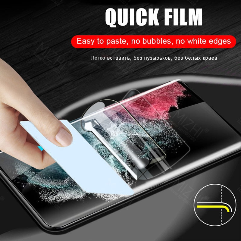 6in1 For Samsung S22 Ultra Hydrogel Soft Film For Samsung Galaxy S 22 S23 Ultra S22 Plus Camera Glass S22Ultra Screen Protector
