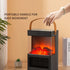 Electric Fireplace Heaters for Indoor Use,2000W Space Heater Fireplace with Realistic Flame, Portable Fireplace Heater