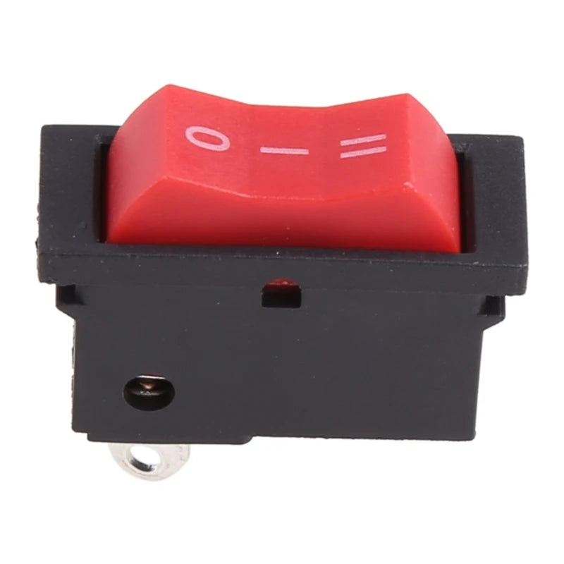 Black Red Electrical Hair Dryer Button Switch On Off Electric Hot Water Bottle Heater Rocker Switch 3 Gear Toggle Type N0PF