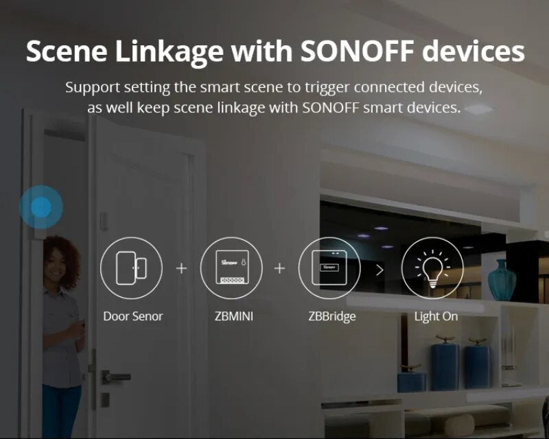 SONOFF MINI R2 / MINI R3 / ZBMINI / ZBMINI-L2 Voice Control MINI Switch Zigbee / WiFi Smart Switch Control Via Alexa eWelink App