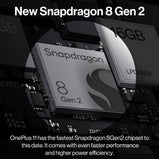 OnePlus 11 5G Global Version 8GB 128GB Snapdragon 8 Gen 2 2K 120Hz AMOLED Display 100W Charge 5000mAh NFC