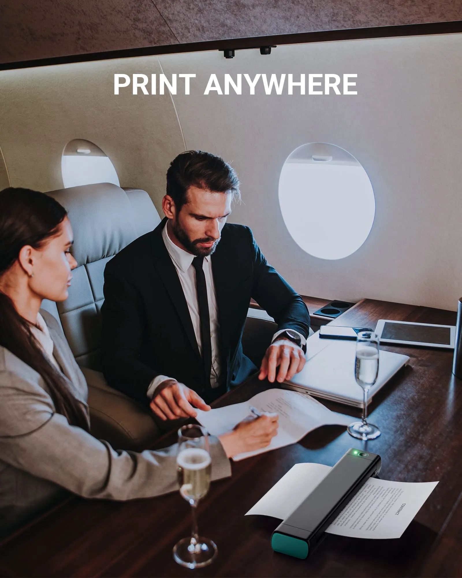 M08F A4 Thermal Printer Wireless Portable Handheld Bluetooth Mini Personal Home Office Printers HD Printing No Need To Use Ink