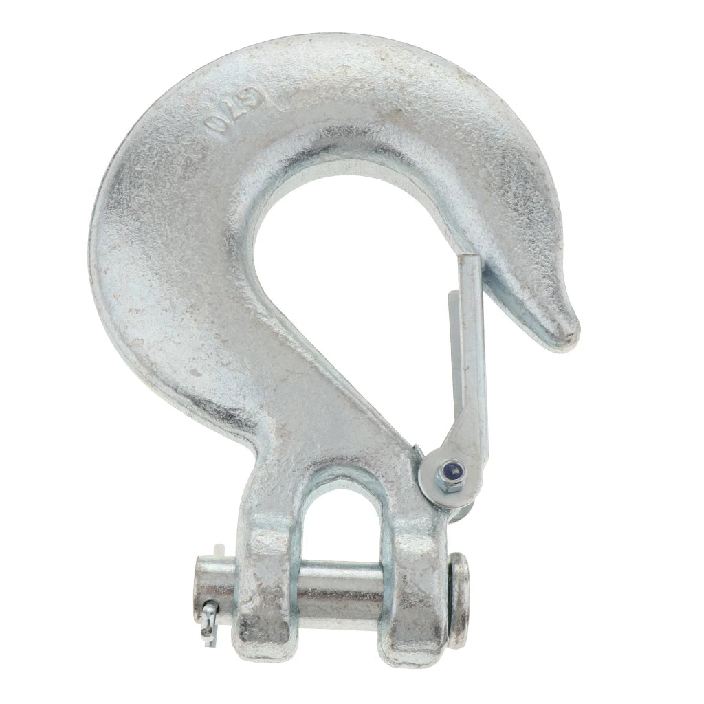 1/2" Silver Half-Linked Winch Hook /Latch for ATV UTV Winches 17000 Lbs