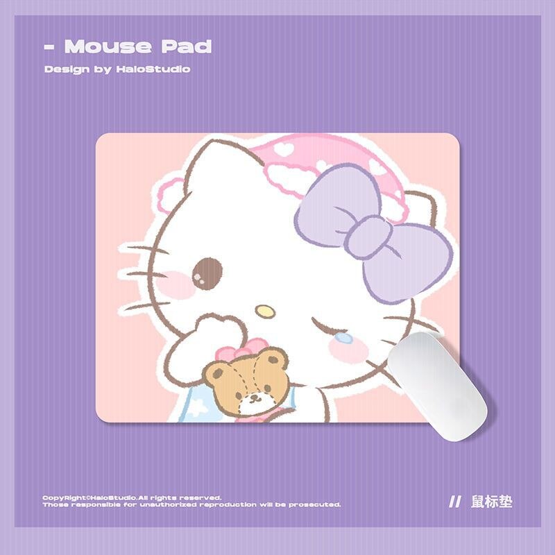 Office family computer desks mini cartoon cute dog mouse pad desk pad desktop mouse pad mouse pad gaming