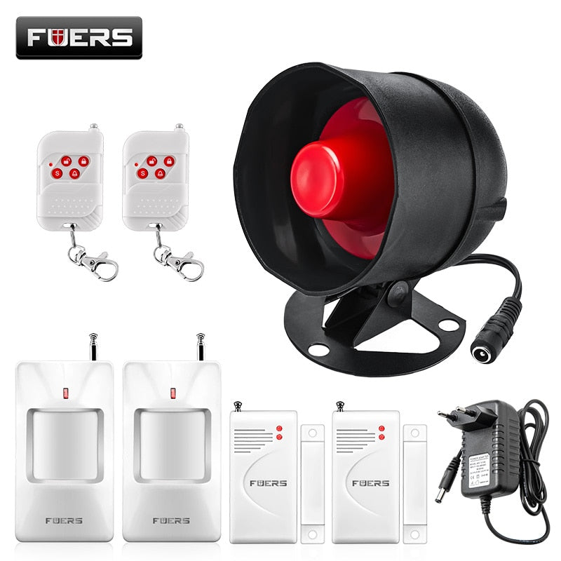 Fuers WIFI Tuya Smart Alarm System Siren Speaker Loudly Sound Home Alarm System Wireless Detector Security Protection System