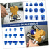 18pcs Car Dent Repair Tools Auto Body Part Mechanical Sheet Metal Slide Multiple size Suction Cup Puller Kit for Car Maintenance