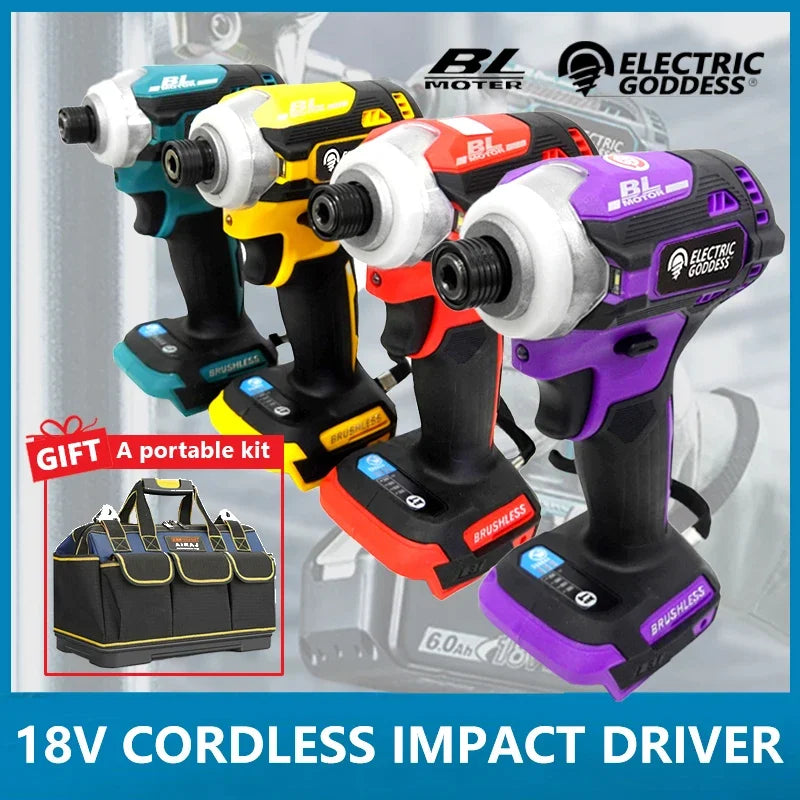 Electric Goddess DTD171 Cordless Brushless 전동드릴 Special Wrench Set for Impact Drive Drilling Machine Makita 18V BL Electric Tool
