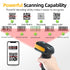 1D/2D  Supermarket Handhel  Barcode Bar  Code Scanner  Reader QR   PDF417 Bluetooth 2.4G Wireless &Wired USB Platform