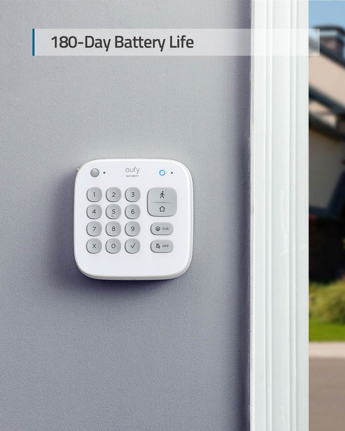 eufy Security Keypad Home Security System Home Alarm System 180-Day Battery Home & Away Security Modes Link to eufyCam