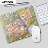 Laptop Mouse Mat for Office Home PC Computer Keyboard Cute Mouse Pad Kawaii Desk Pad Deskpad Gaming Desk Mats Gamer 22x18cm