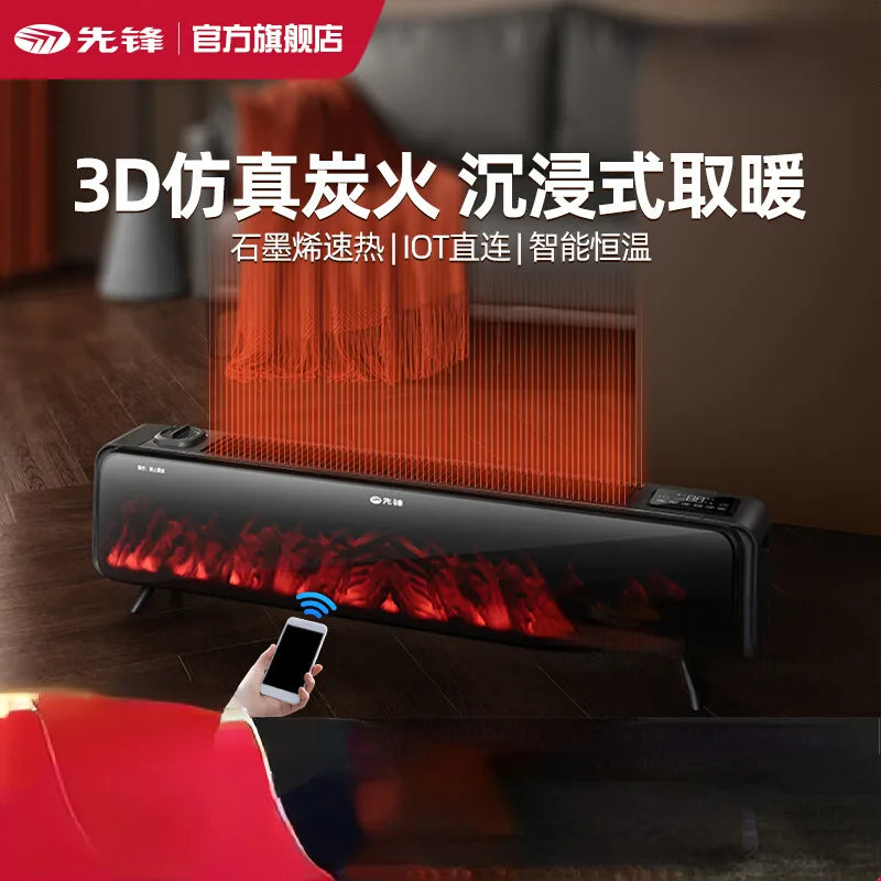 Home Simulation Flame Fireplace Humidified Electric Water Convection Heater Heaters Products Room Heating Air Winter Warmer 220v