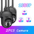 1080P 4PCS Outdoor Camera CCTV IP Wifi Surveillance Camera Waterproof Security Protection Wireless Home Monitor Track Alarm 360°