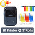 NiiMbot B1 Label Sticker Tag Price Printer with Paper Roll Waterproof Anti-Oil Tear-Resistant Price Tag Scratch-Resistant Papers