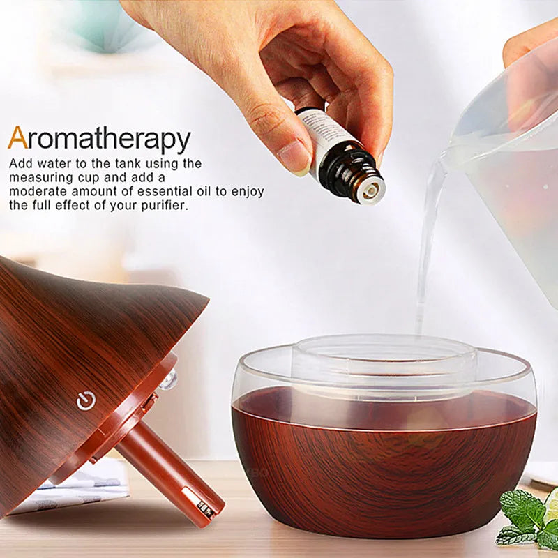 300ml Humidifier Home Aromatherapy Diffuser Air Appliance Vaporizer Evaporator Environment Aromatizer Aroma Humidifiers Room