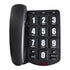 Fixed Landline Phone Big Button Amplified Home Phone with  Ringer Desk Telephone for Elderly and Low  Users