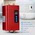 3800W Electric Water Heater Instantaneous Tankless Instant Hot Water Heater Kitchen Bathroom Shower Flow Water Boiler