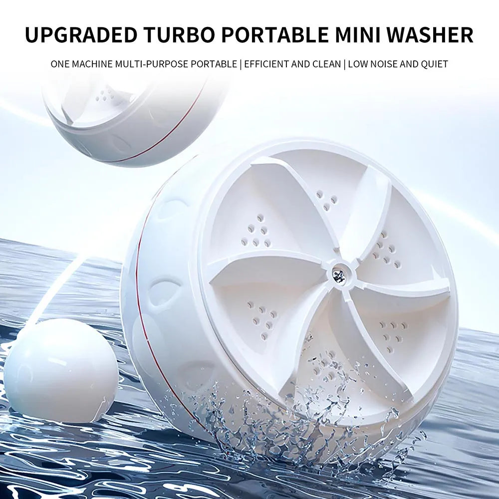 60W Washing Machines Portable Business Travel Mini Washing Machine Suitable for Socks Underwear Laundry Appliances Household